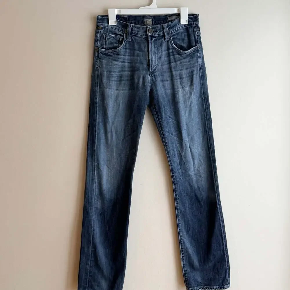 Citizens of Humanity Sid Denim Jeans Mens Size 30 Waist Blue Straight Leg USA